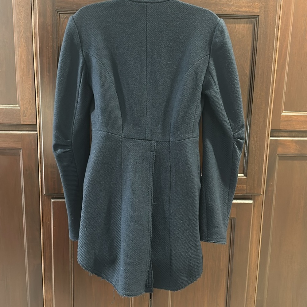 IISLI WOOL NAVY WOMANS RIDING STYLE JACKET SIZE 4 - Picture 3 of 10